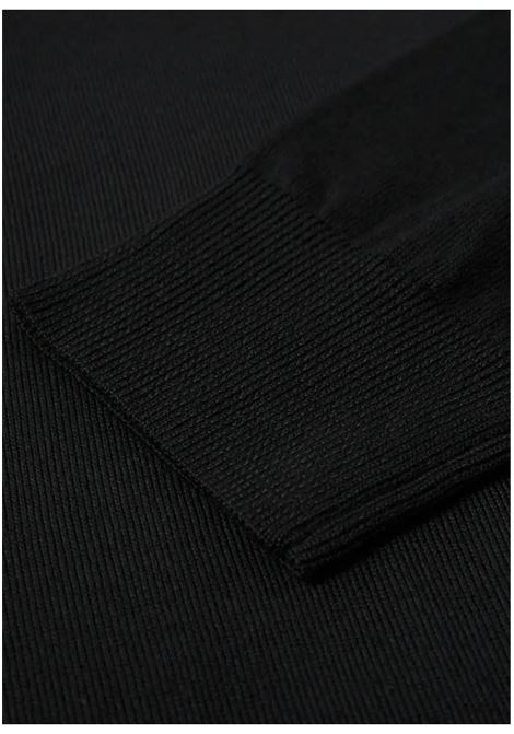 Maglione casual in lana monocromatica con logo EMPORIO ARMANI | Maglie | 6L1MXH 1MIVZ0999